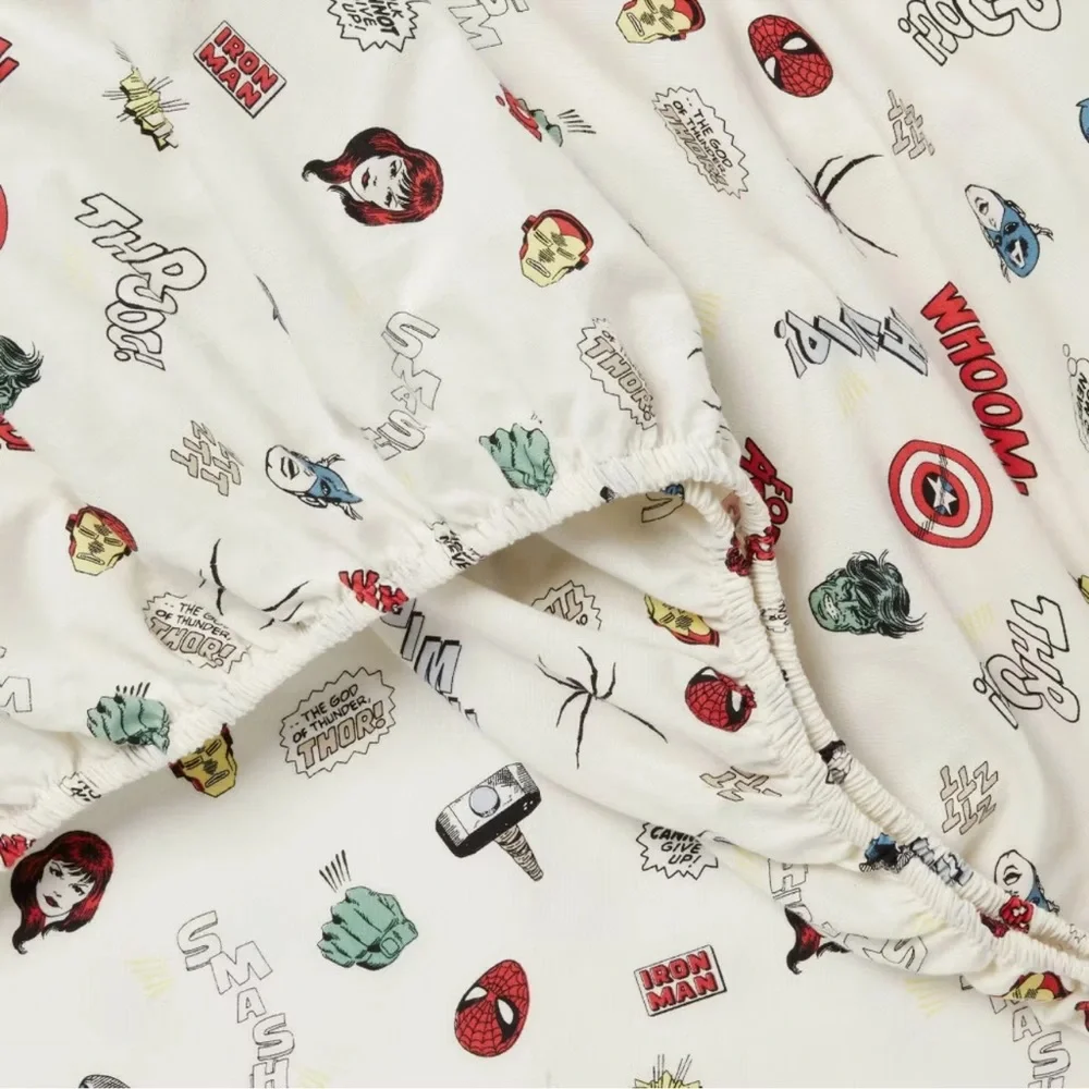 Marvel Icons Kids' QUEEN 4pc Sheet Set - The Marvel Collection by Pillowfort™